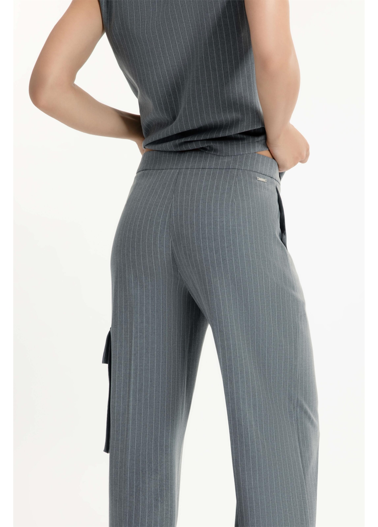 Calça Nordic Stripe One Patheph Cinza Medio