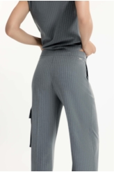 Calça Nordic Stripe One Patheph Cinza Medio