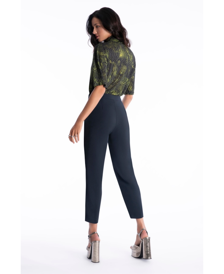 Calça Ny Twill Carrot Marinho