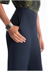 Calça Ny Twill Carrot Marinho