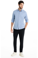 Calça Nylon Stretch Basic Invisible Pkt Pants Preto