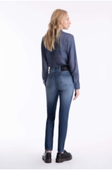 Calça Ocean Blue Skinny 1968- Lav.Médio C/Tie Dye