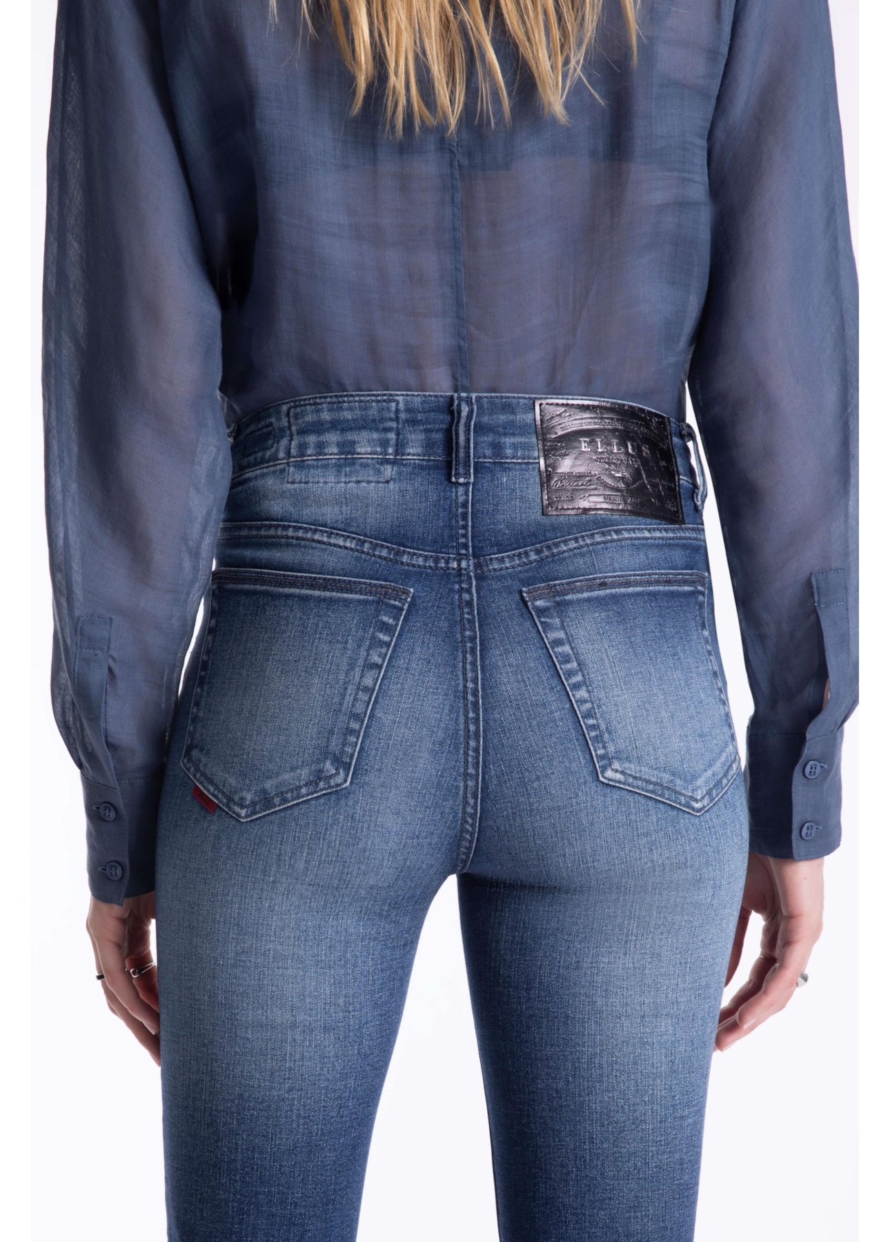 Calça Ocean Blue Skinny 1968- Lav.Médio C/Tie Dye