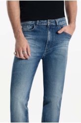 Calça Ocean Blue Slim 1968- Lav.Médio C/Tie Dye