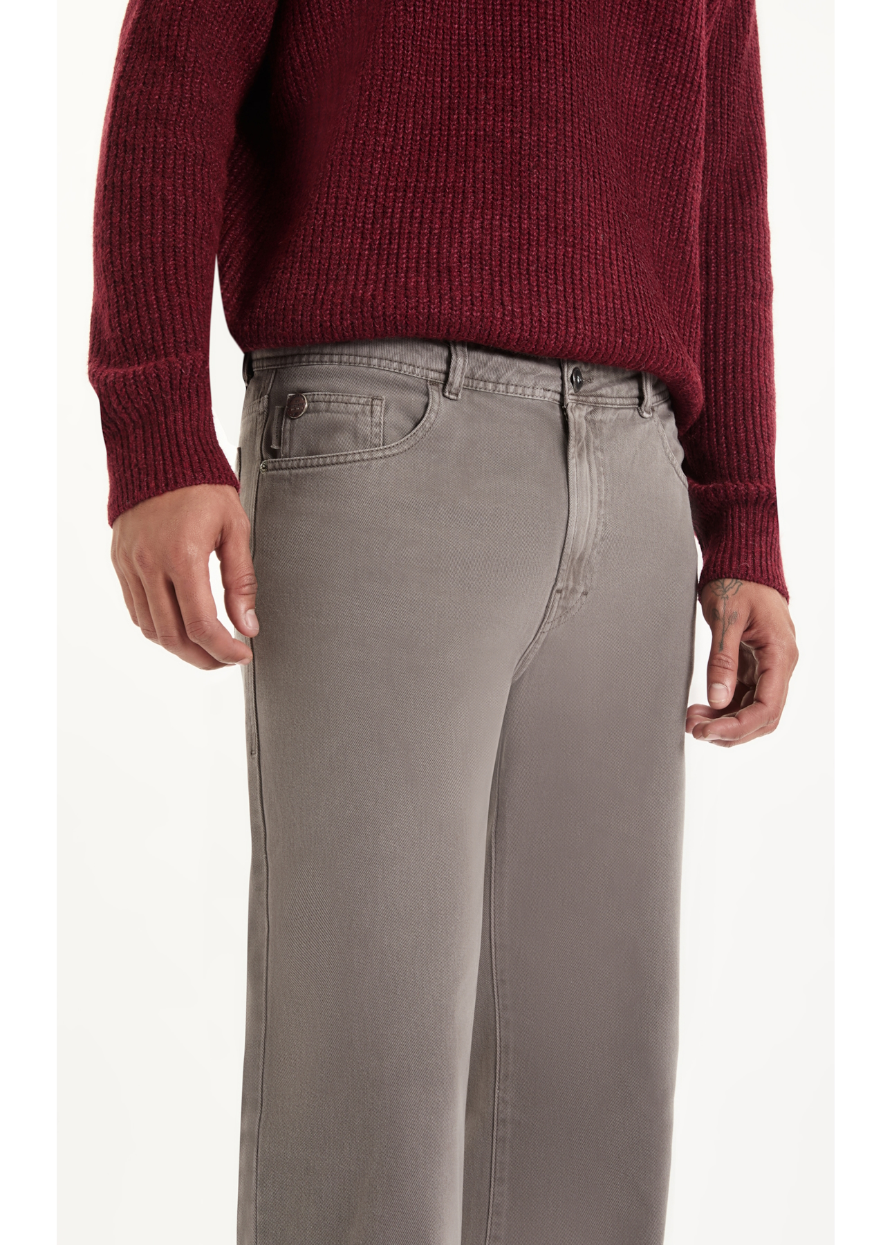 Calça Ocean Elastic Cargo Lav.Black Com Resina