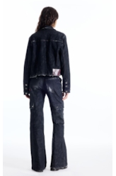 Calça Ocean Elastic Patheph Cargo 2083-Lav. Black Com Resina