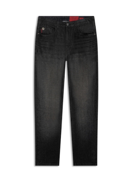 Calça Ocean Elastic Slim 1841 Lav.Black C/Pigment