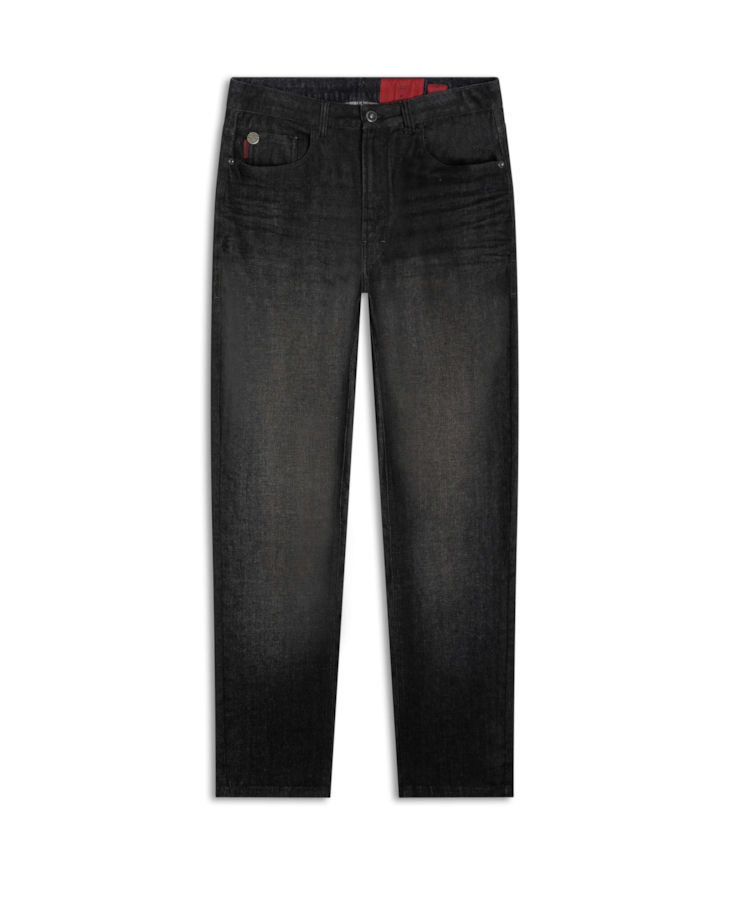 Calça Ocean Elastic Slim 1841 Lav.Black C/Pigment