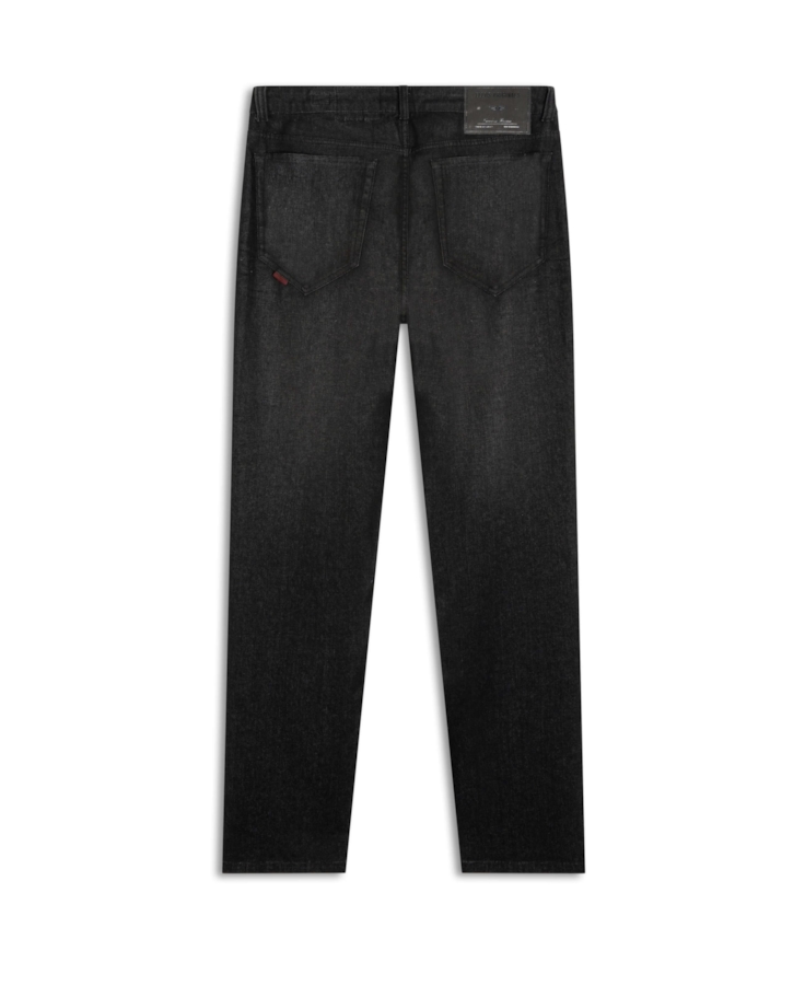 Calça Ocean Elastic Slim 1841 Lav.Black C/Pigment