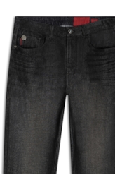Calça Ocean Elastic Slim 1841 Lav.Black C/Pigment