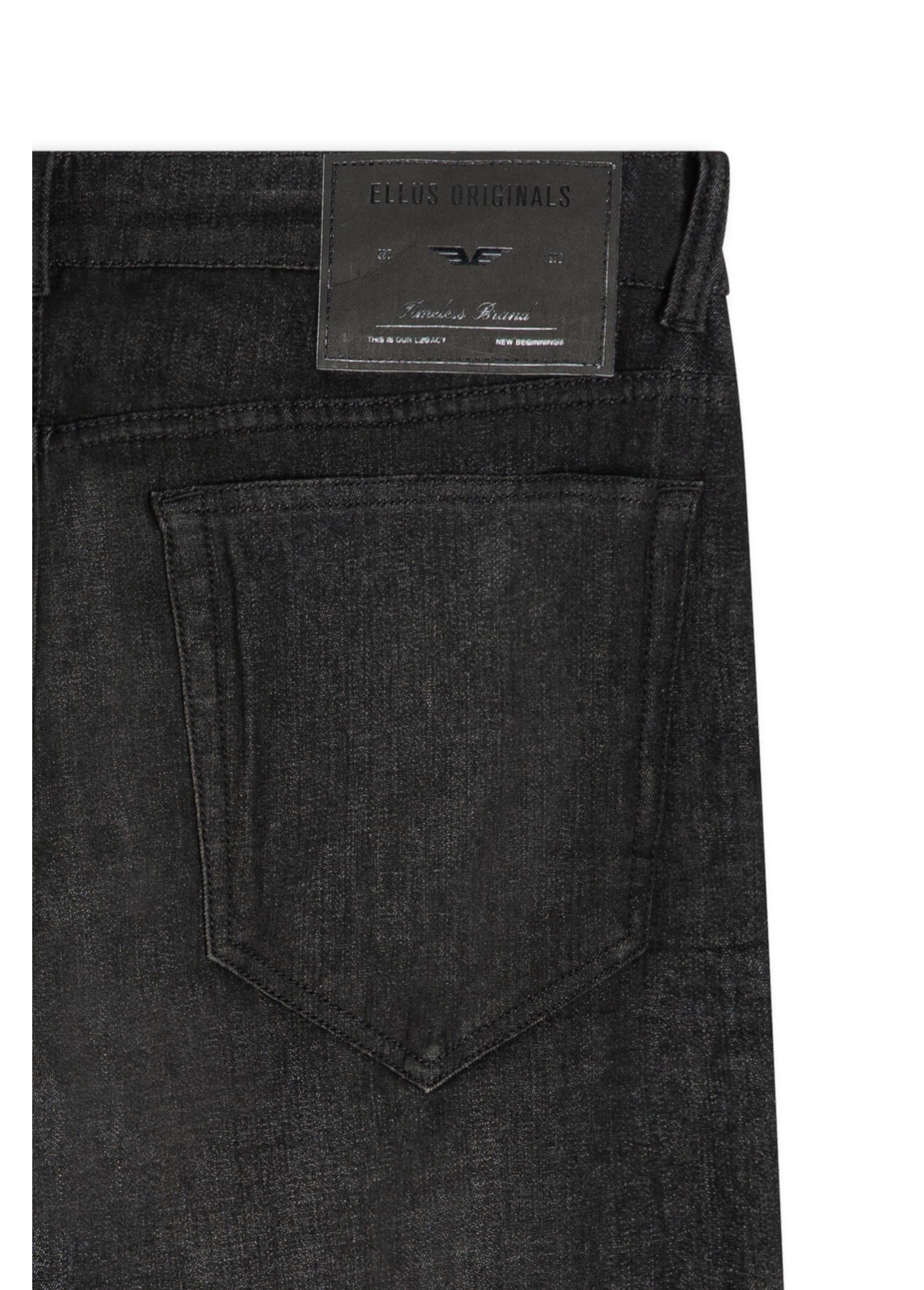 Calça Ocean Elastic Slim 1841 Lav.Black C/Pigment
