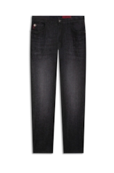 Calça Ocean Elastic Slim 1841 Lav.Black C/Pigment
