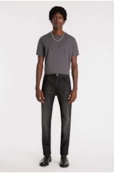 Calça Ocean Elastic Slim 1841 Lav.Black C/Pigment