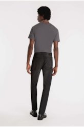 Calça Ocean Elastic Slim 1841 Lav.Black C/Pigment