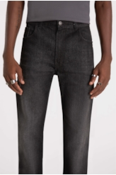 Calça Ocean Elastic Slim 1841 Lav.Black C/Pigment