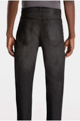 Calça Ocean Elastic Slim 1841 Lav.Black C/Pigment