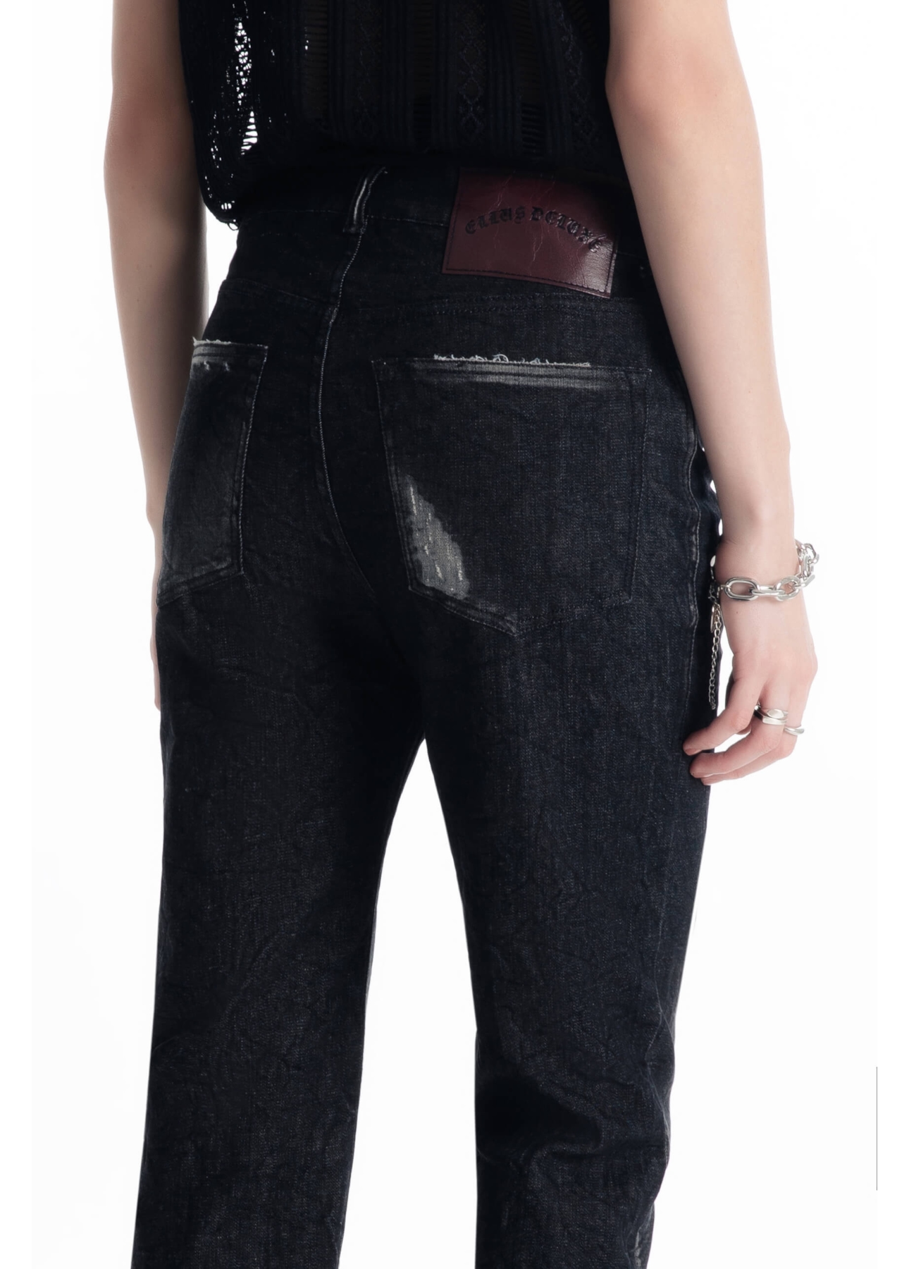 Calça Ocean Elastic Slim 2000-Lav.Black  C/ Resina