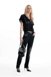 Calça Ocean Elastic Slim 2000-Lav.Black  C/ Resina