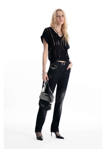 Calça Ocean Elastic Slim 2000-Lav.Black  C/ Resina