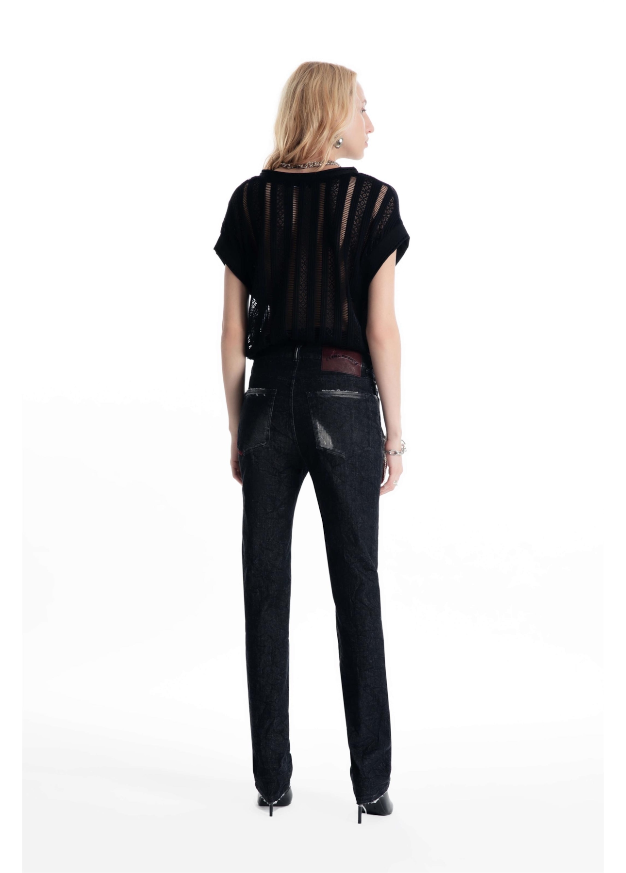 Calça Ocean Elastic Slim 2000-Lav.Black  C/ Resina