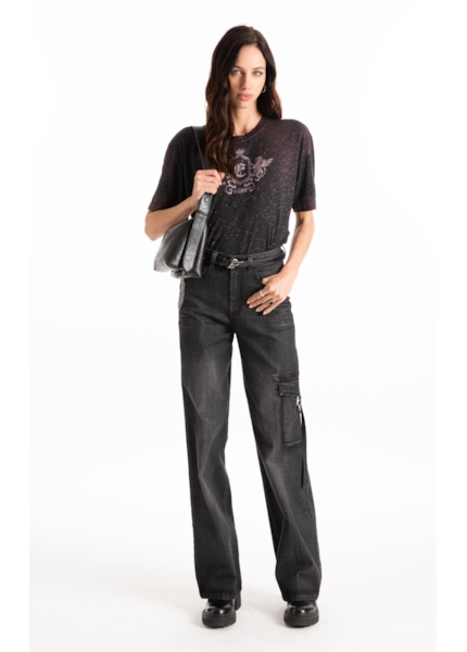 Calça Ocean Gisele Patte Lav. Black