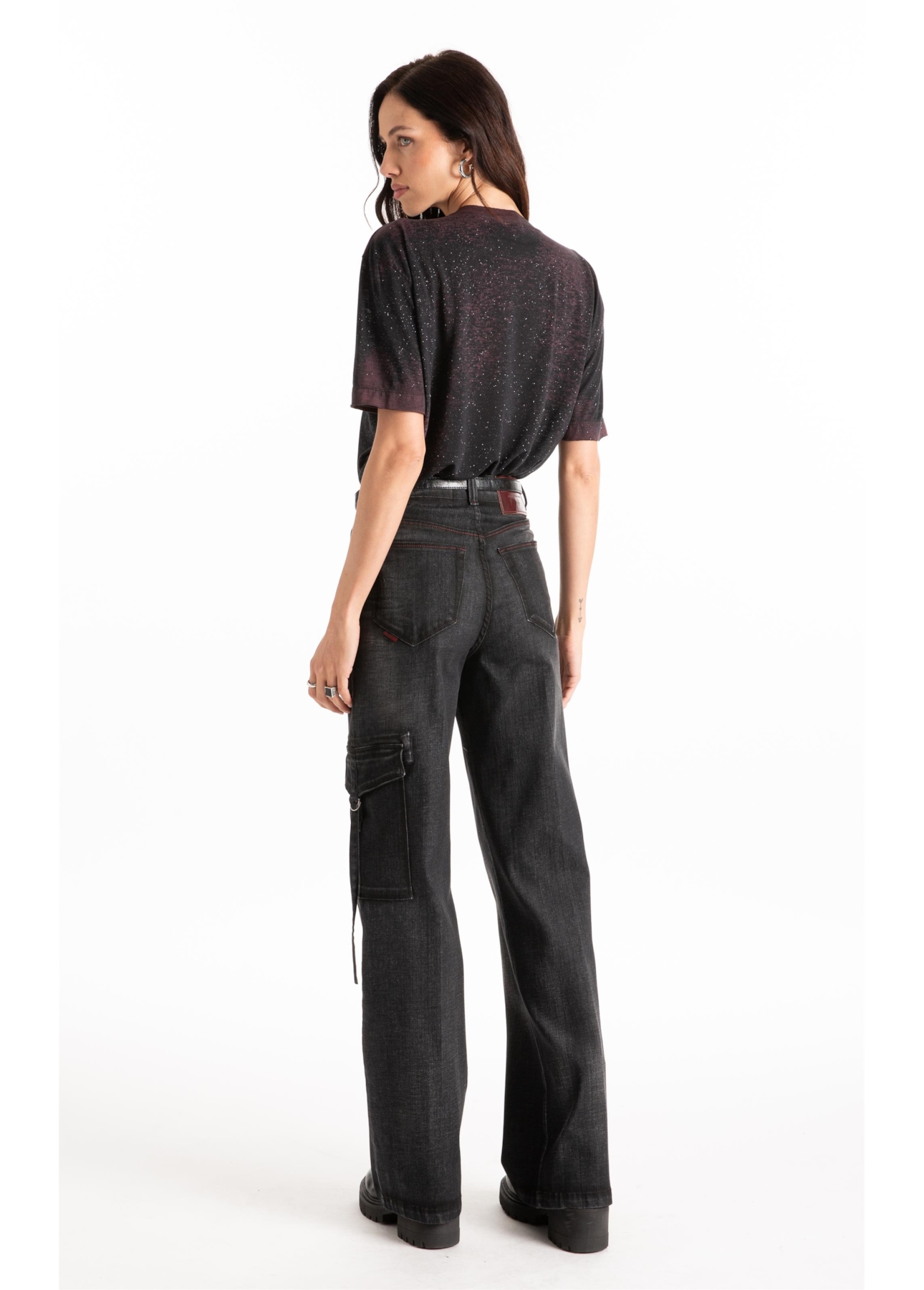Calça Ocean Gisele Patte Lav. Black