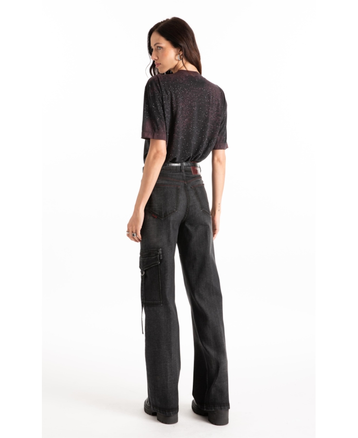 Calça Ocean Gisele Patte Lav. Black