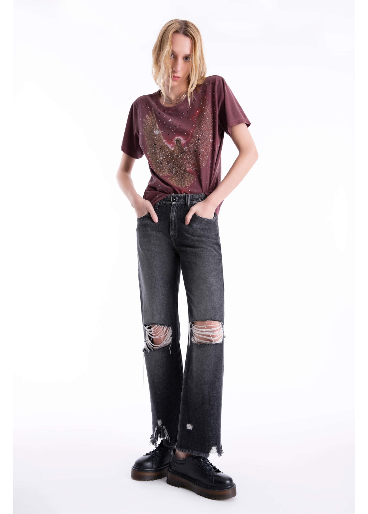 Calça Original Black 1768 Lav.Black C/ Puidos