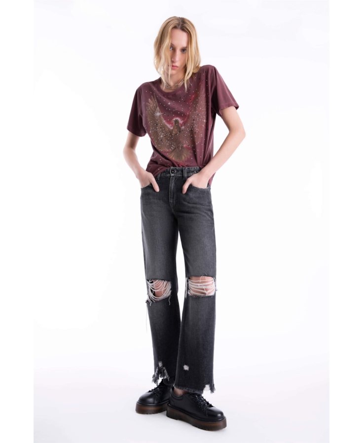 Calça Original Black 1768 Lav.Black C/ Puidos