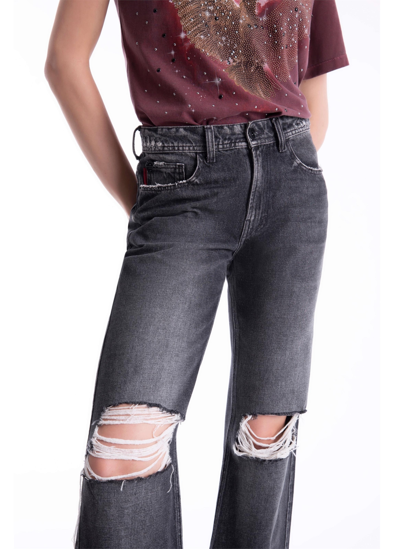 Calça Original Black 1768 Lav.Black C/ Puidos
