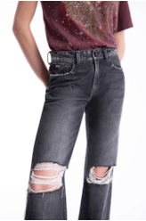 Calça Original Black 1768 Lav.Black C/ Puidos