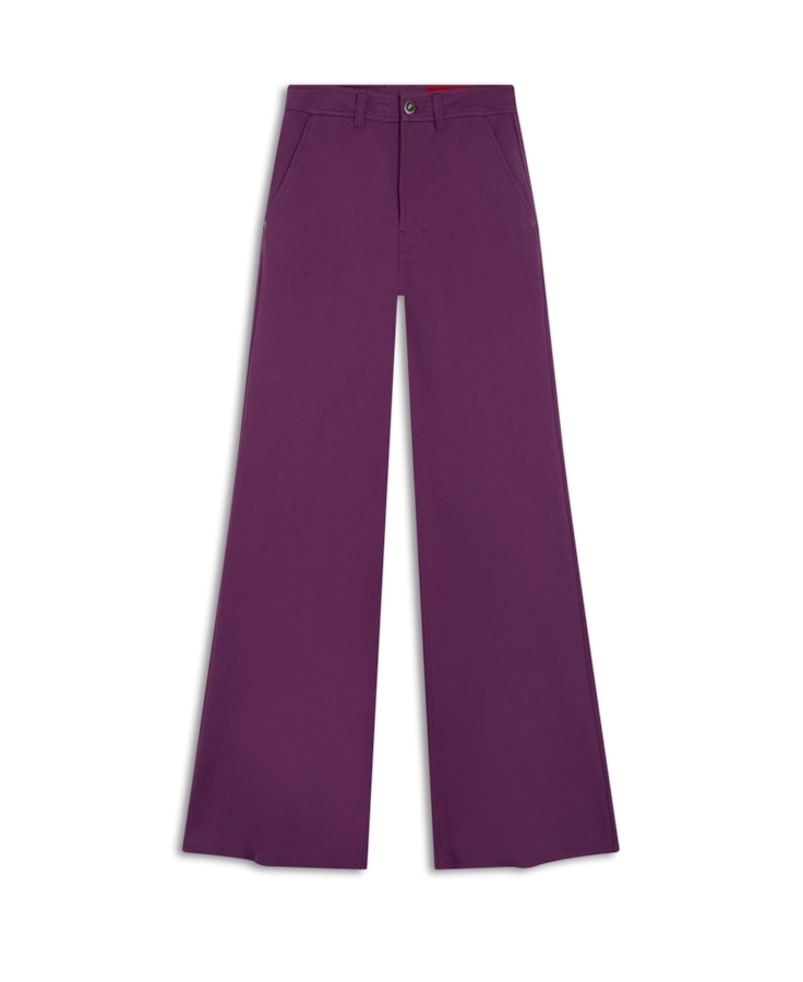 Calça Original Pantalona Beringela