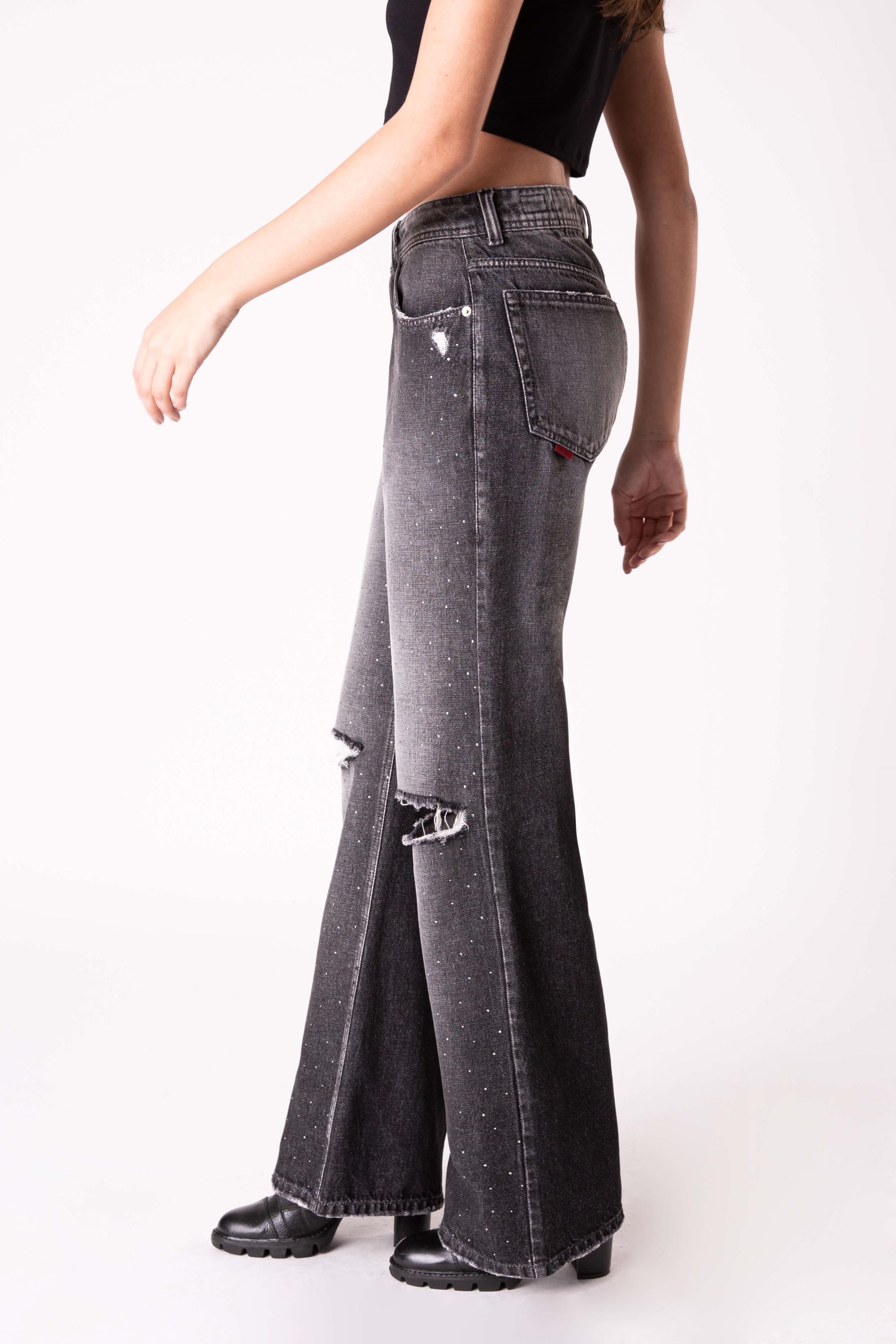 Calça Originals Black Patheph 1855 Lav. Black C/ Puídos