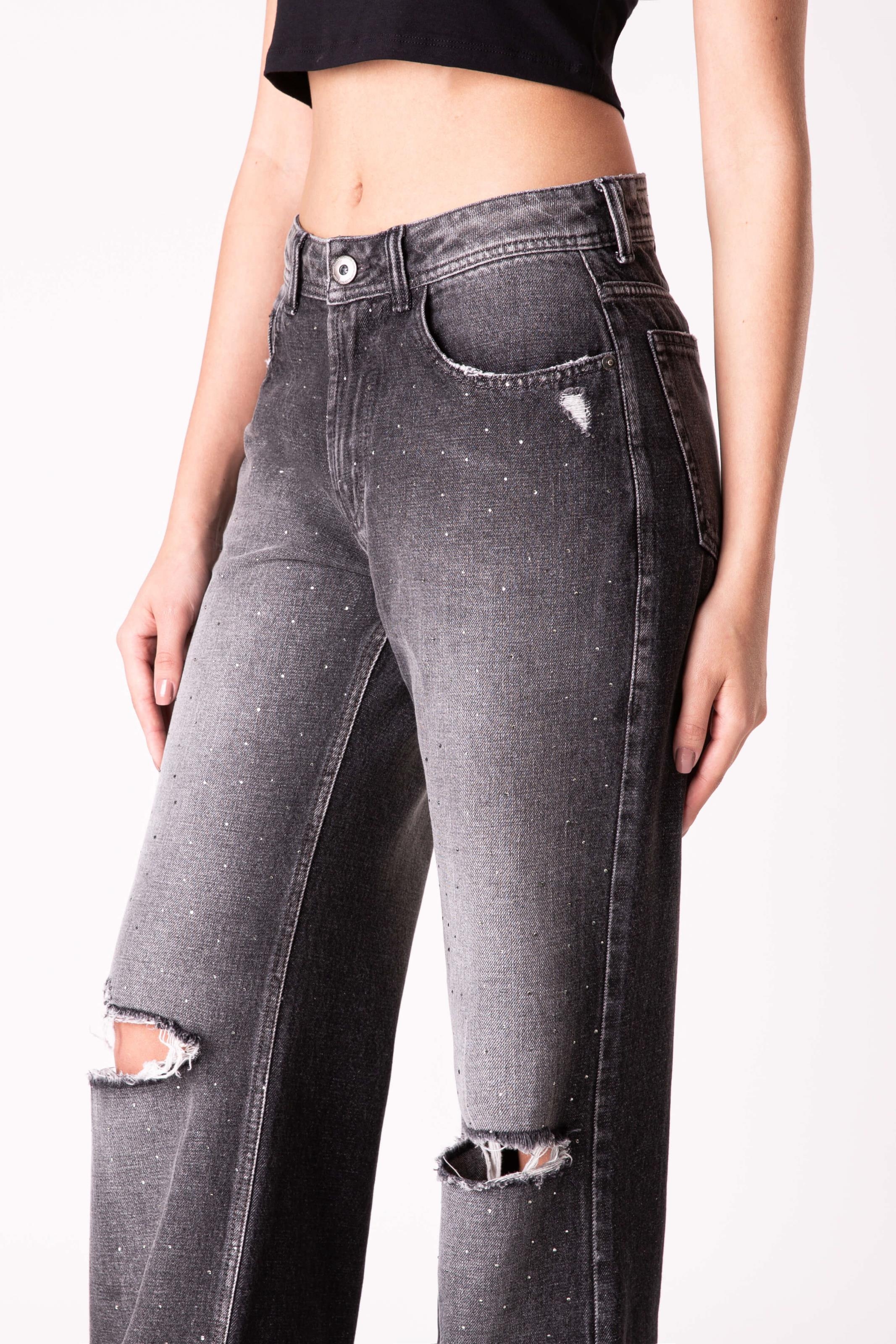 Calça Originals Black Patheph 1855 Lav. Black C/ Puídos