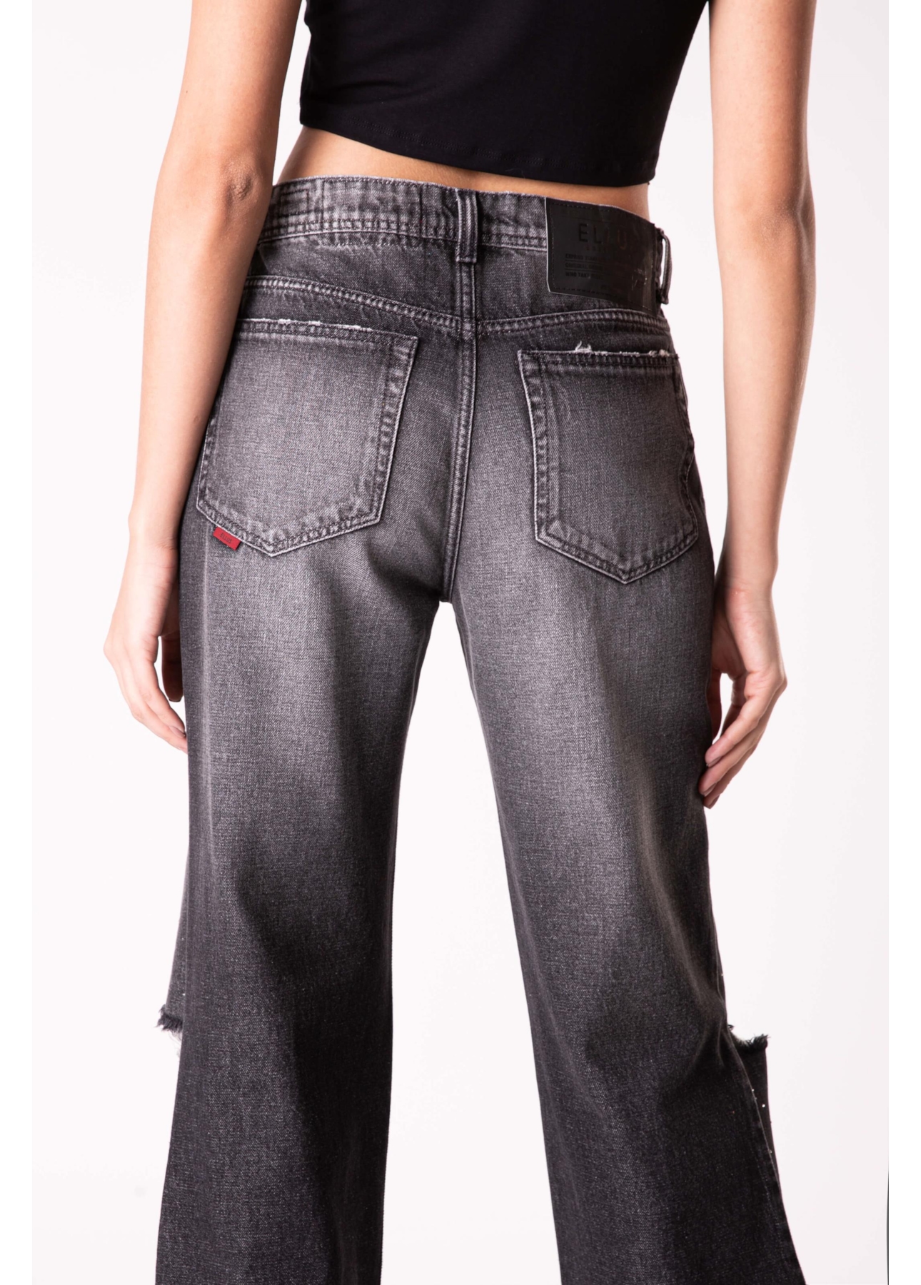 Calça Originals Black Patheph 1855 Lav. Black C/ Puídos
