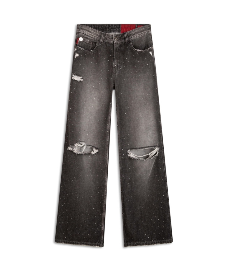 Calça Originals Black Patheph 1855 Lav. Black C/ Puídos