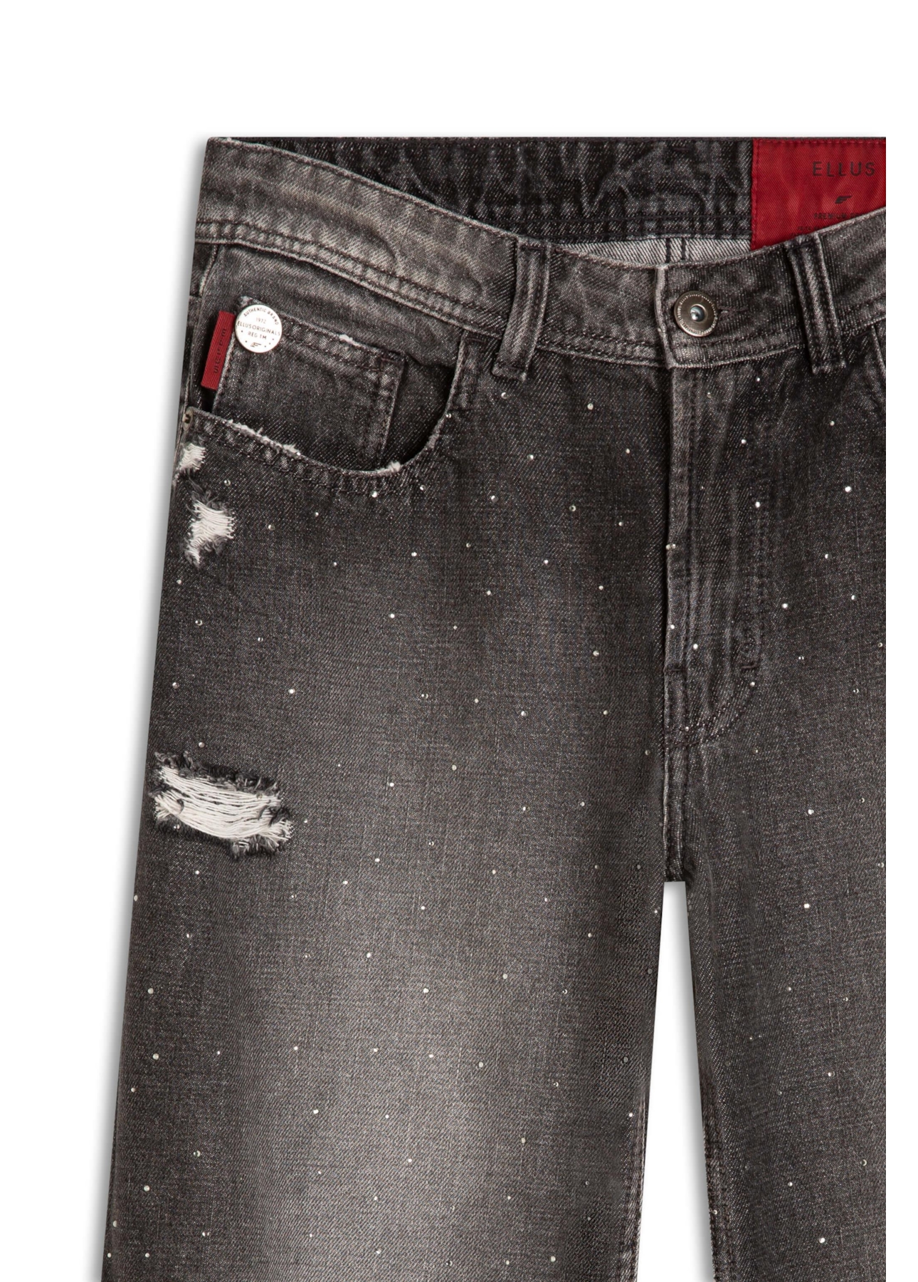 Calça Originals Black Patheph 1855 Lav. Black C/ Puídos