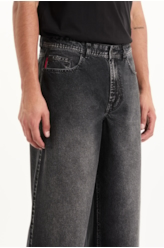 Calça Originals Black Wide Leg 2021-Lav. Black C/ Rebolo