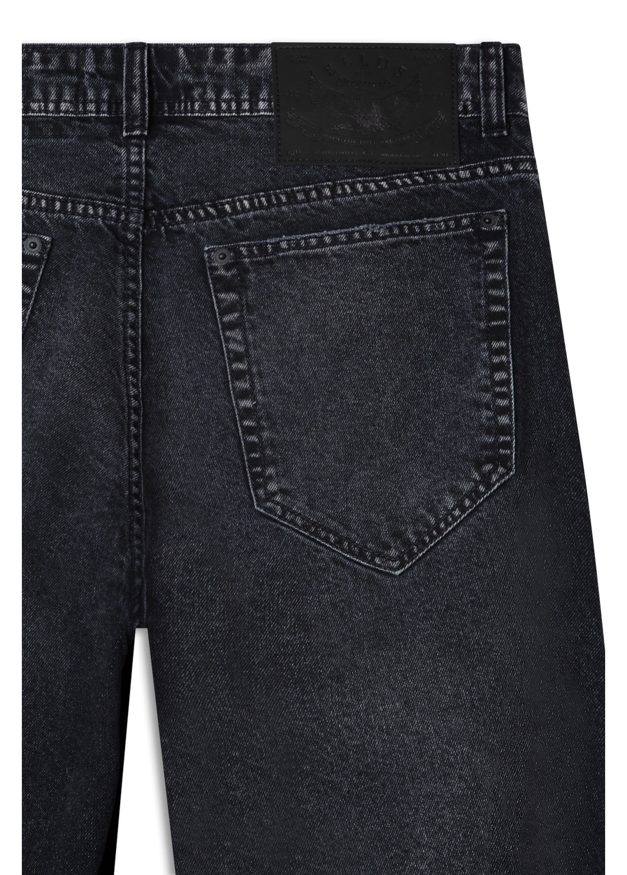 Calça Originals Black Wide Leg 2021-Lav. Black C/ Rebolo