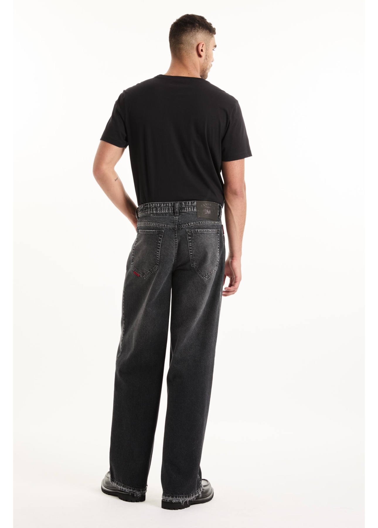 Calça Originals Black Wide Leg 2021-Lav. Black C/ Rebolo