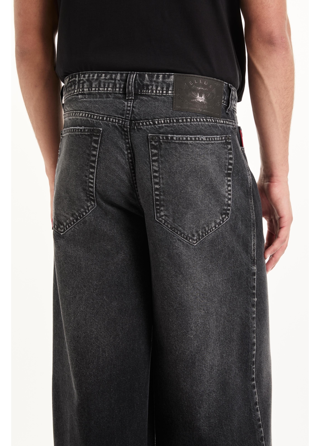 Calça Originals Black Wide Leg 2021-Lav. Black C/ Rebolo