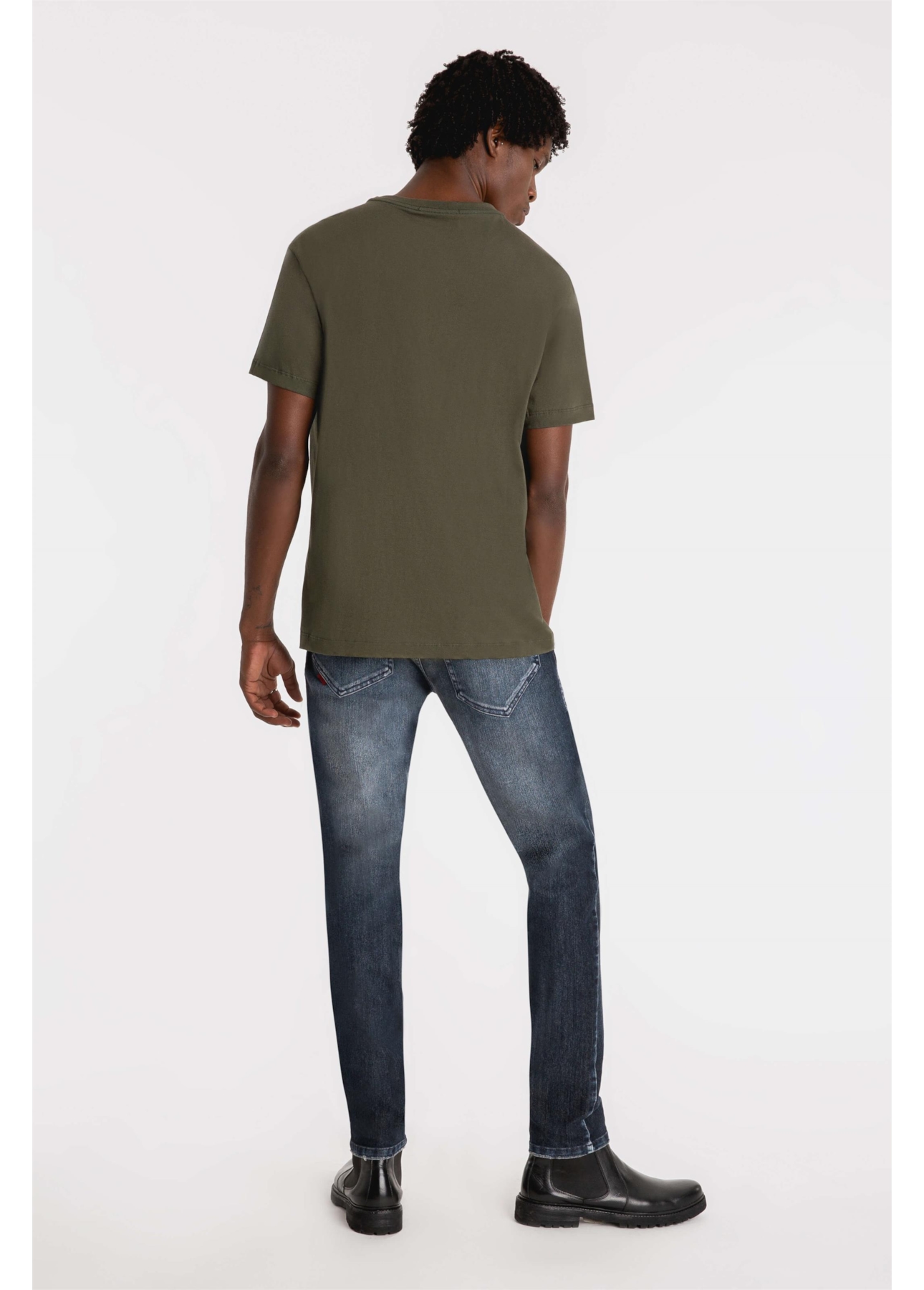 Calça Overcast Elastic Blue 1413 Lav.Escuro C/Tank