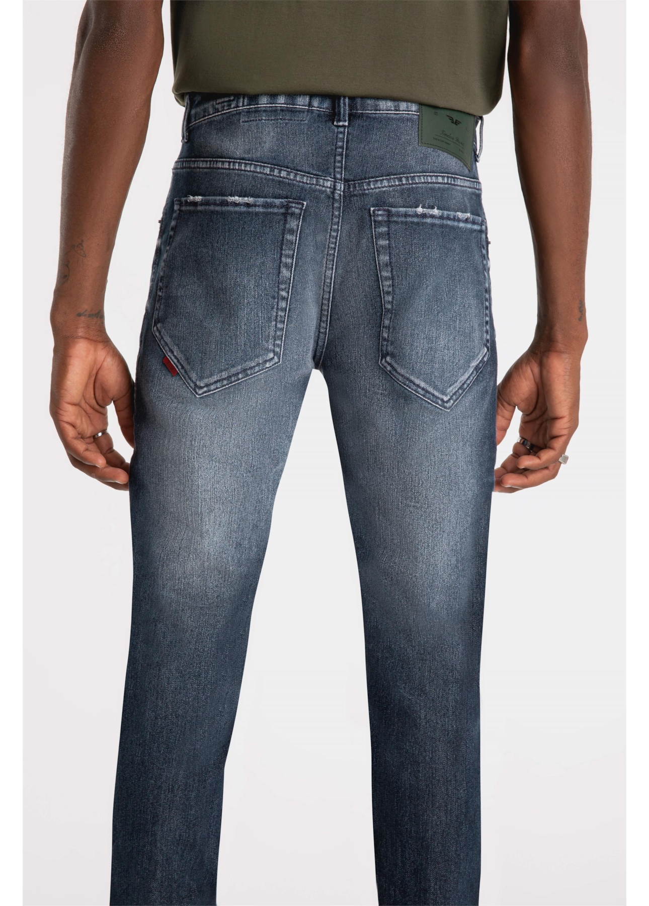 Calça Overcast Elastic Blue 1413 Lav.Escuro C/Tank
