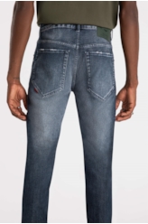 Calça Overcast Elastic Blue 1413 Lav.Escuro C/Tank