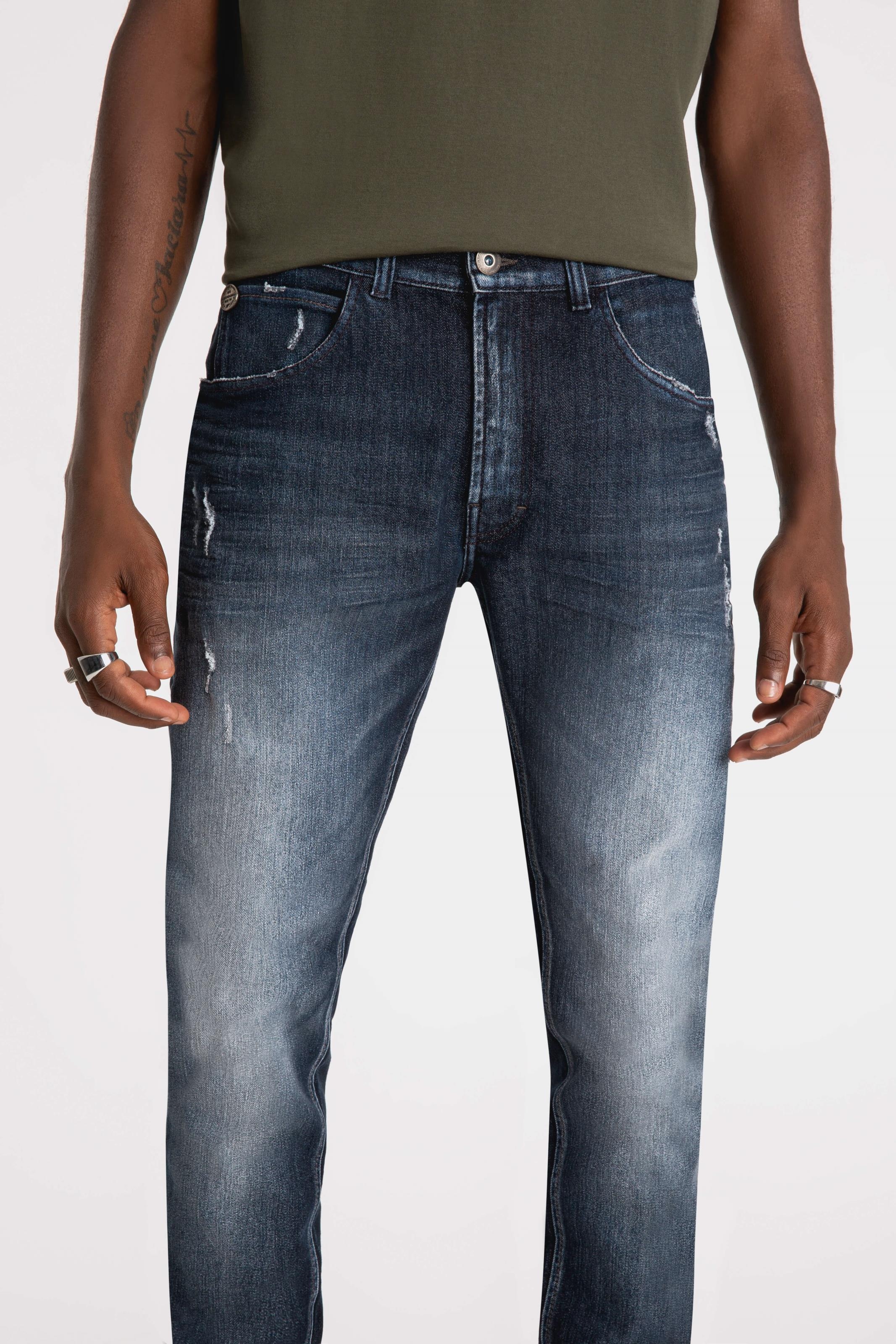 Calça Overcast Elastic Blue 1883-Lav.Escuro C/Rebolo