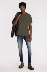 Calça Overcast Elastic Blue 1883-Lav.Escuro C/Rebolo