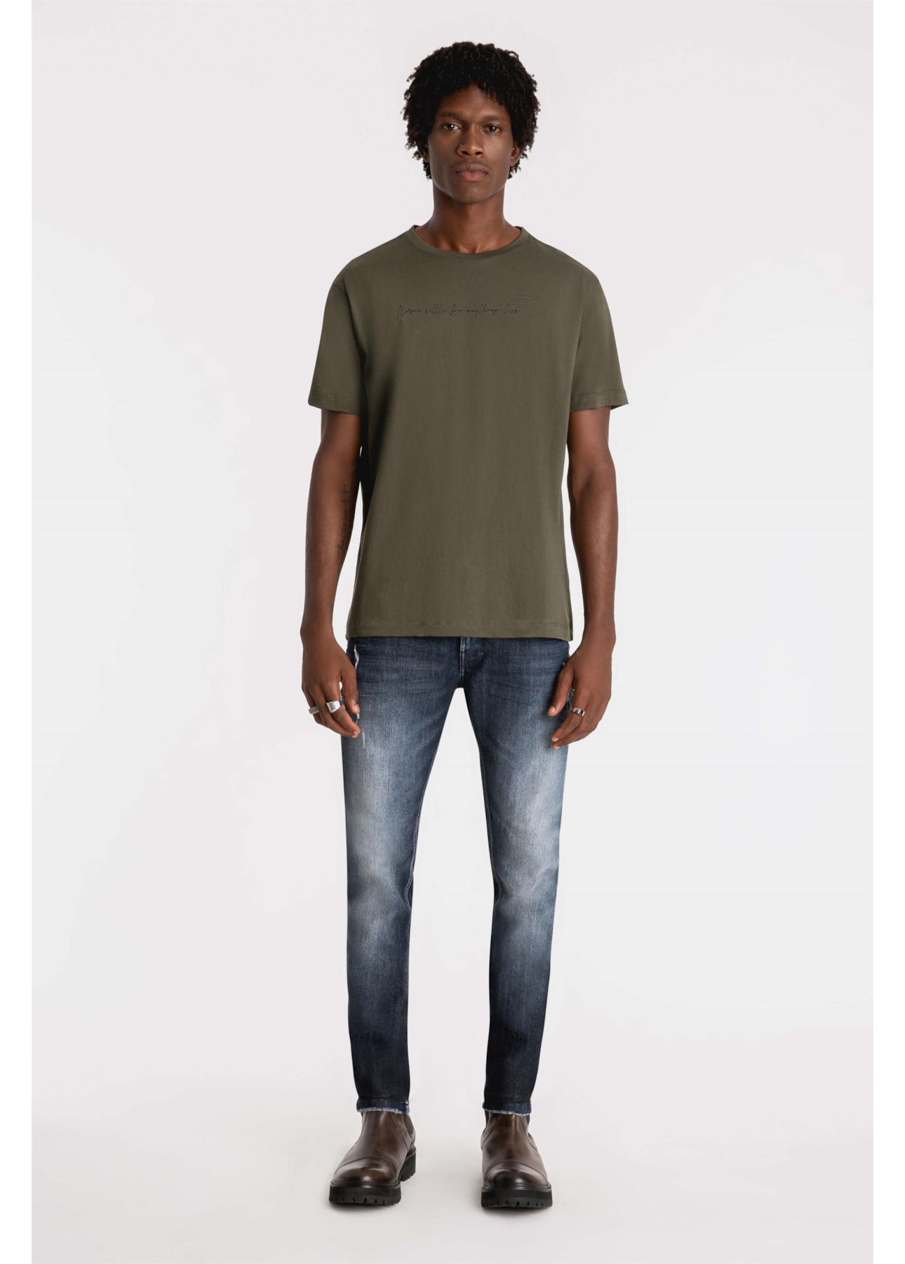 Calça Overcast Elastic Blue 1883-Lav.Escuro C/Rebolo
