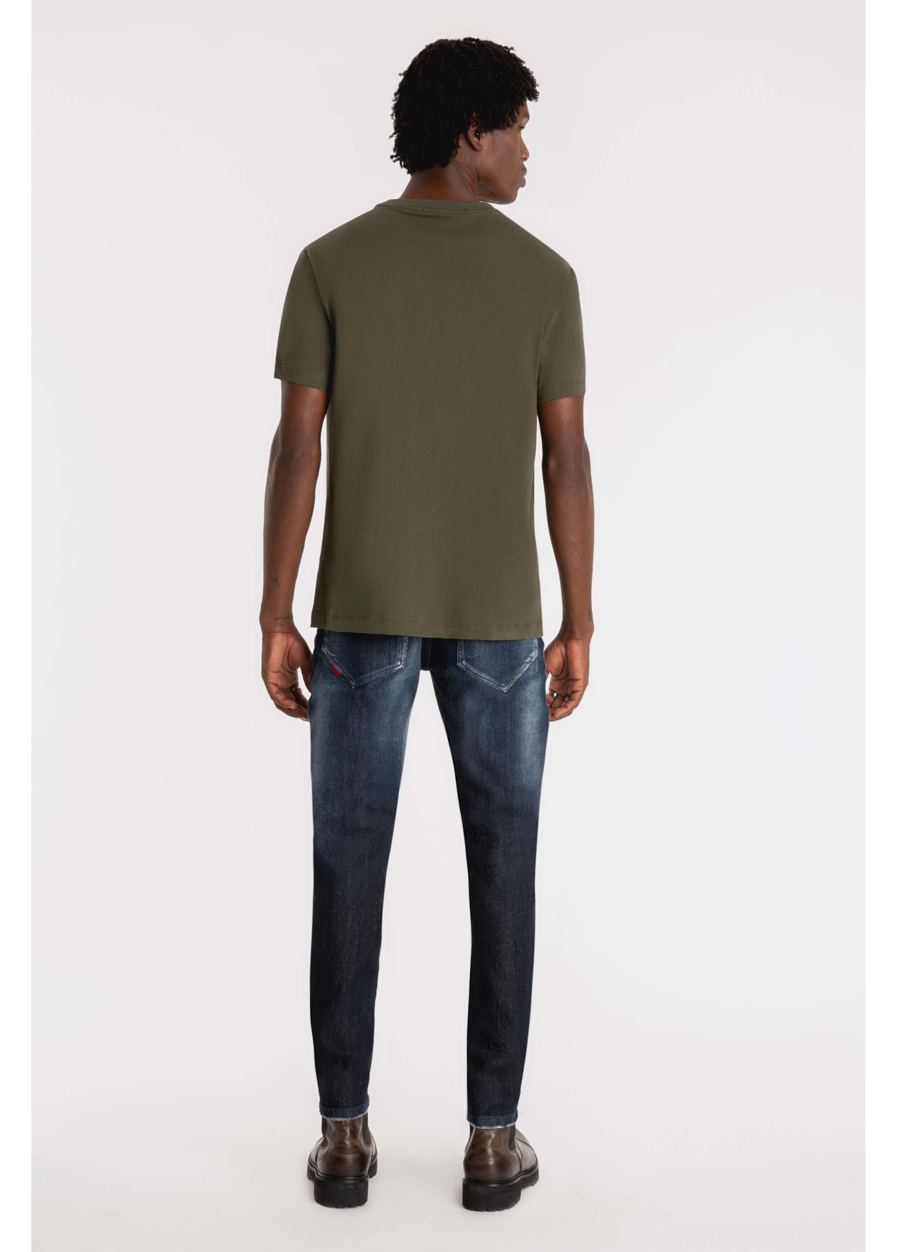 Calça Overcast Elastic Blue 1883-Lav.Escuro C/Rebolo