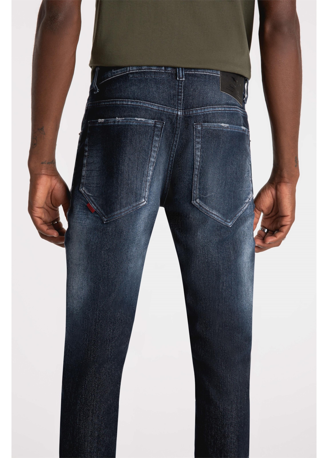 Calça Overcast Elastic Blue 1883-Lav.Escuro C/Rebolo