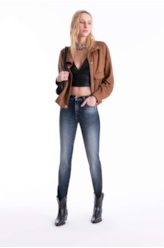 Calça Overcast Elastic Blue Skinny 1413 Lav.Escuro C/Tank